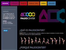 Tablet Screenshot of paleocentergc.com